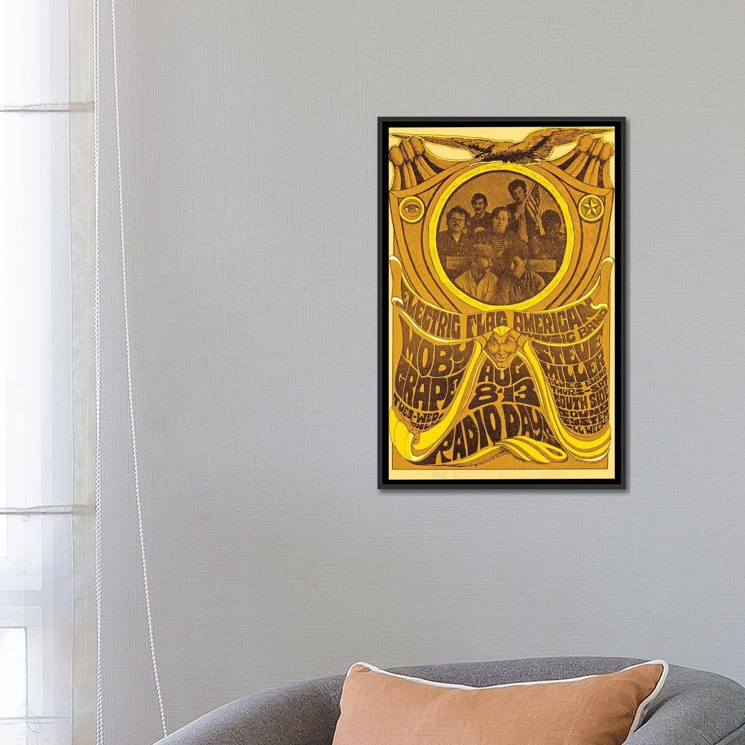 iCanvas "Electric Flag American Music Band,Moby Grape, Steve Miller